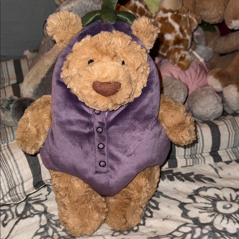 JellyCat eggplant bartholemew